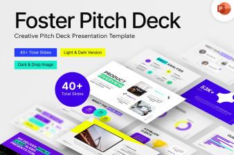 Foster Creative Pitch deck PowerPoint Template